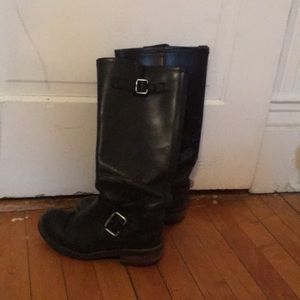 Leather MotorCycle Boots